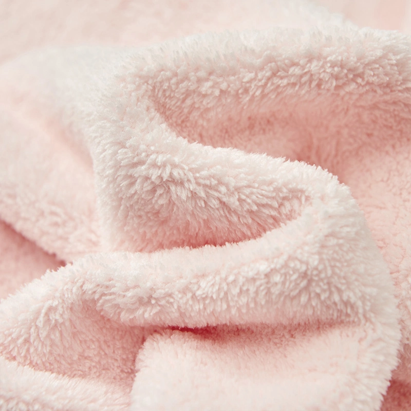 Soft and Absorbent Coral Fleece Bath Towel