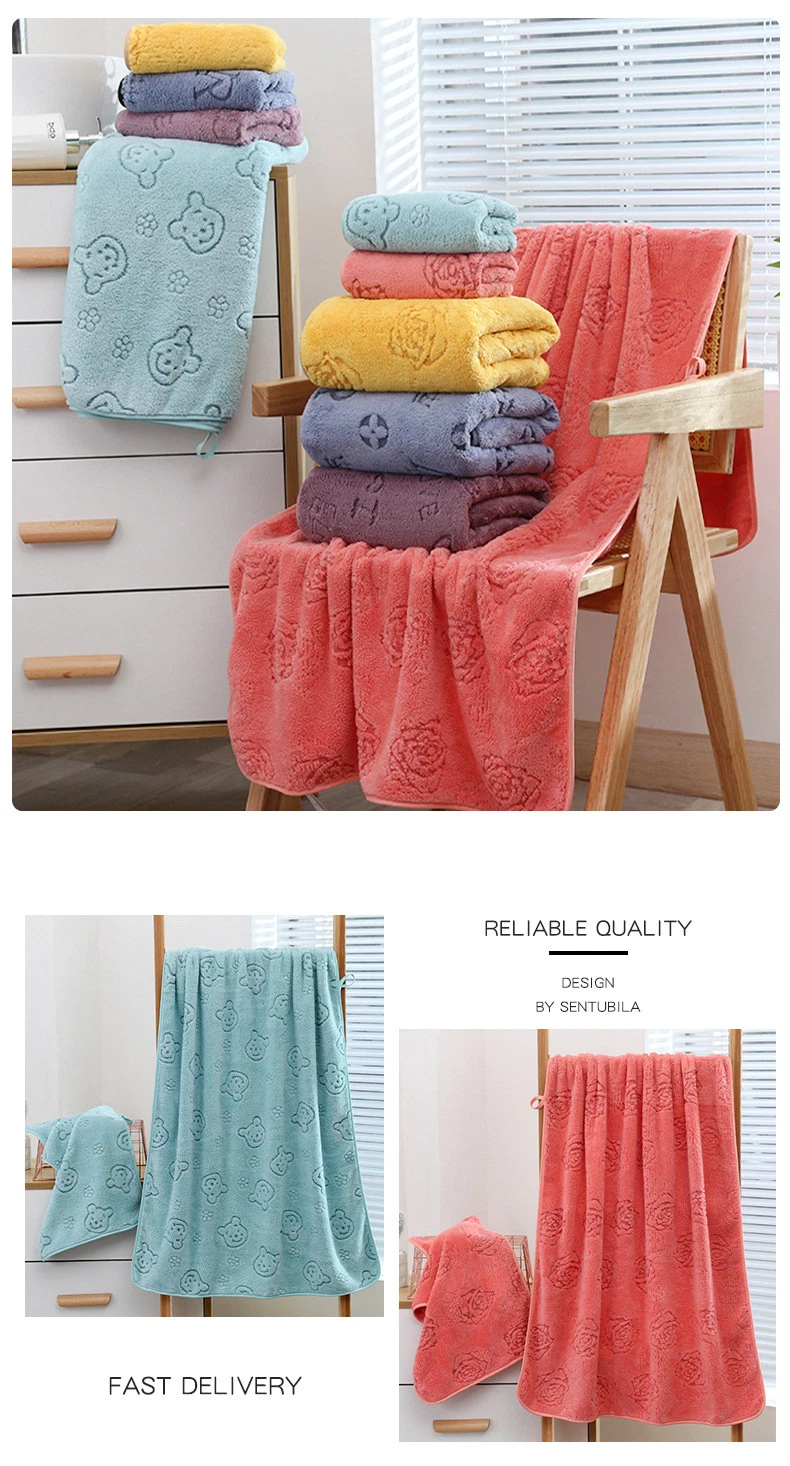Bath Towel Quick Dry Water Absorb Super Soft 280GSM