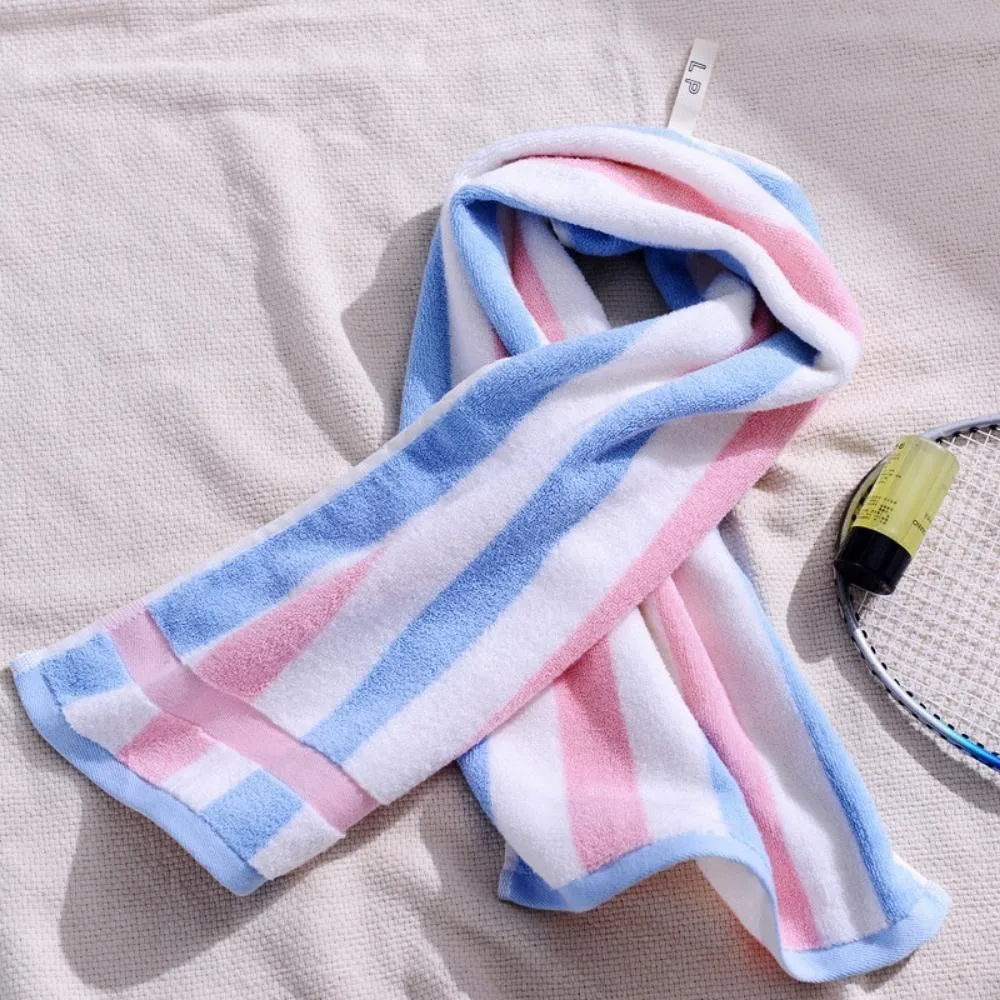 Face Hand Hair Bath Towel Plaid Stripe Cotton Soft Ci20758