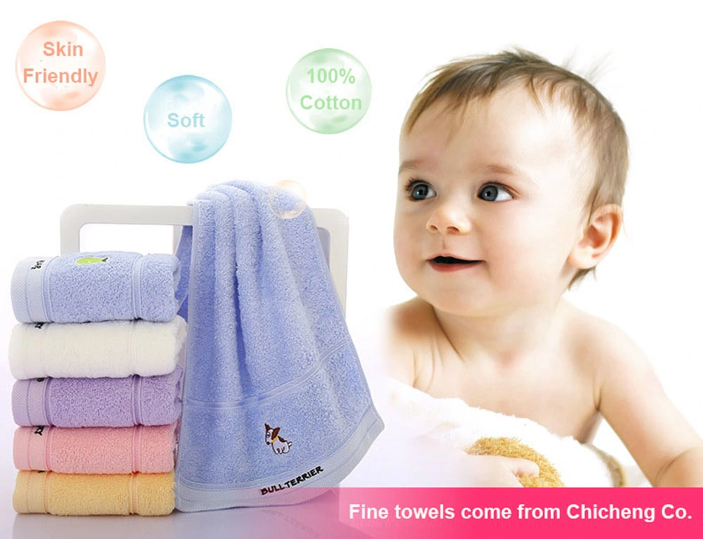 Hot-Selling Amazon Embroidery Hand Towel Designs for Baby Children