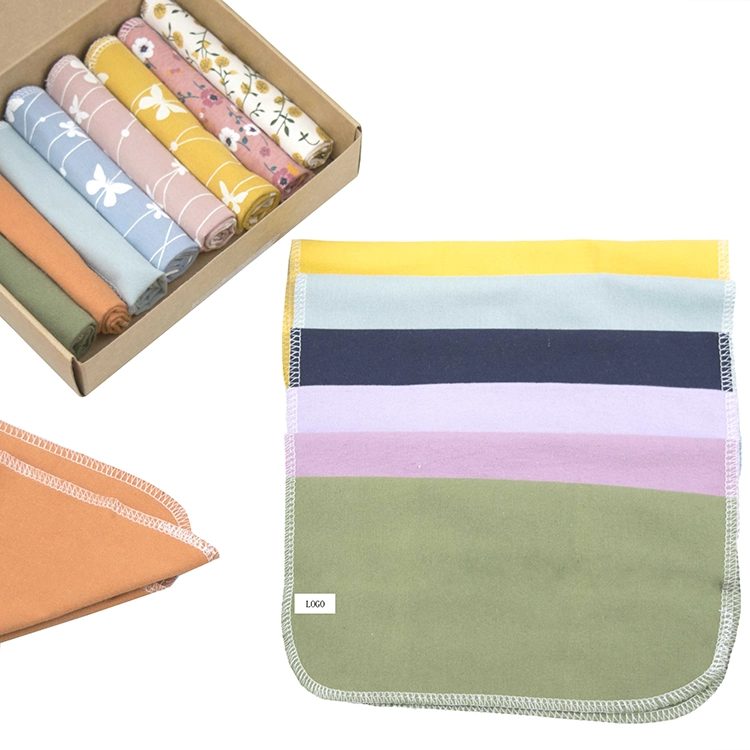 Reusable Unpaper Kitchen Towels Washable Cotton Tea Napkin Eco-Friendly Cloth Paper Towel