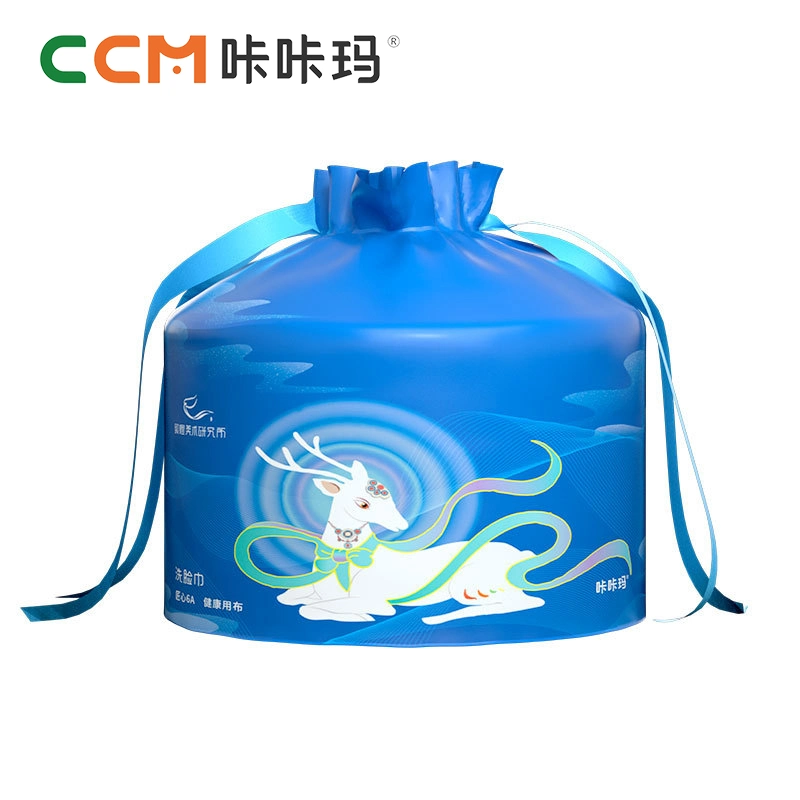 OEM Customized Disposable White Non-Woven Fabric Wet and Dry Cleaning Towel Extract Face Towel