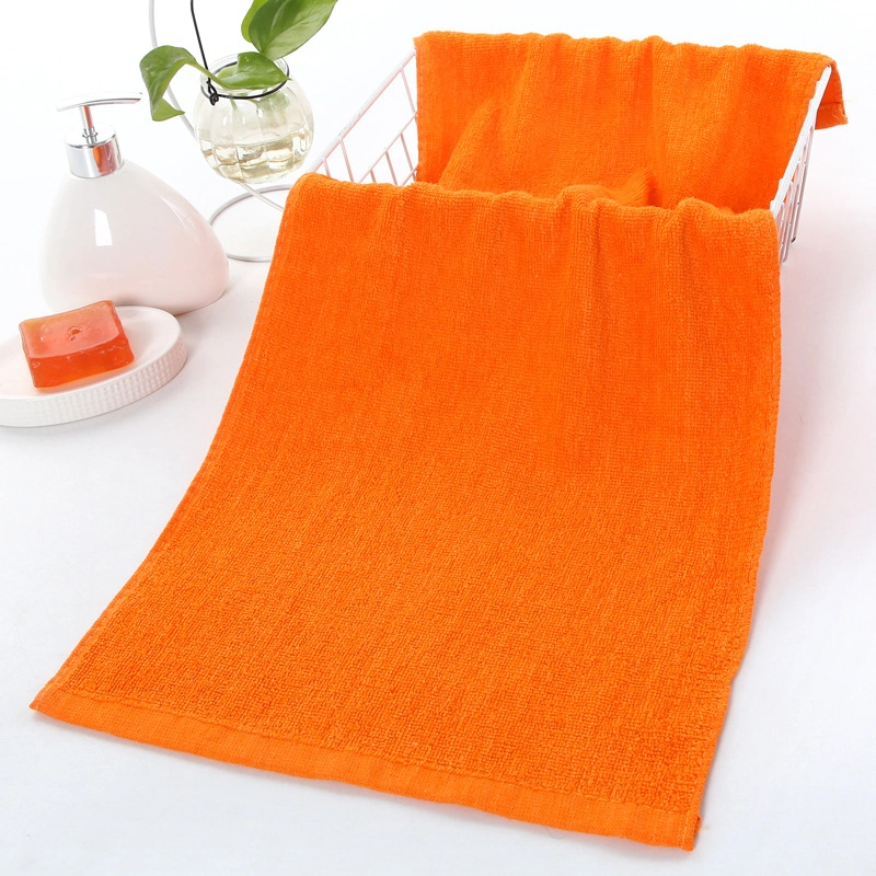 Good Quality 100*200cm Customized Product Cotton Hotel Hand Face Gym Bath Roll Towel White