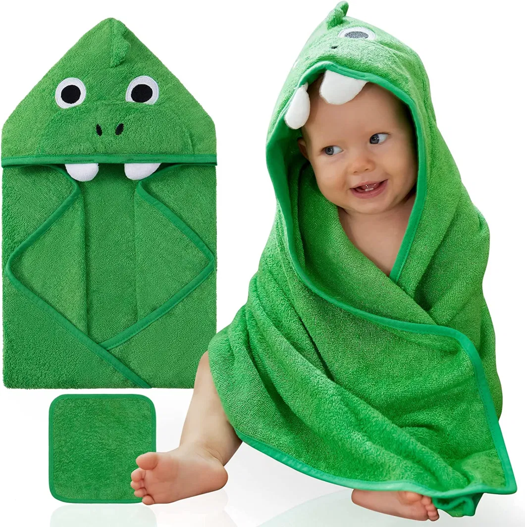 Bamboo Hooded Baby Towel with Animal Ears