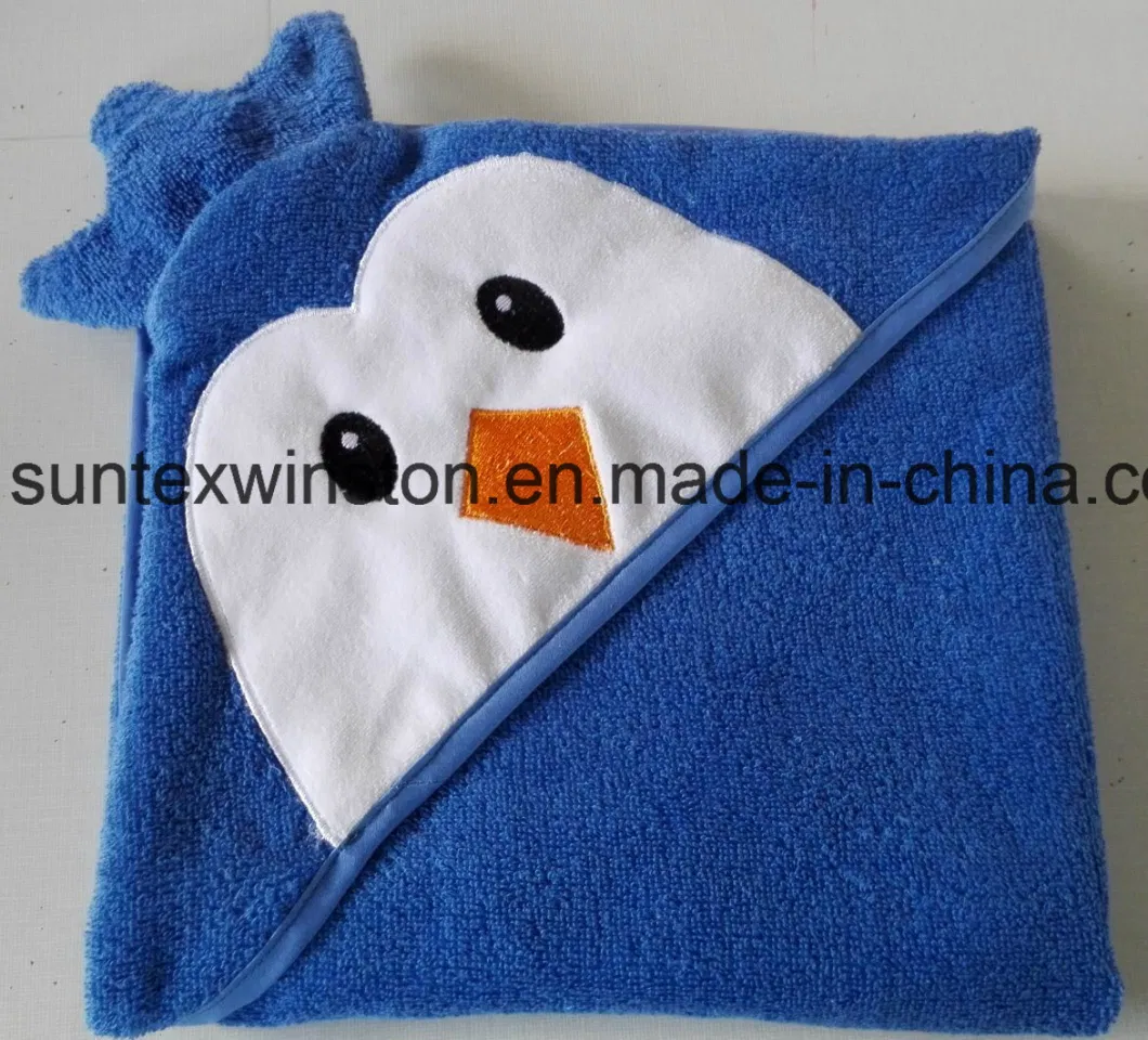 Suntex Animal Face 100% Cotton Hooded Baby Towel