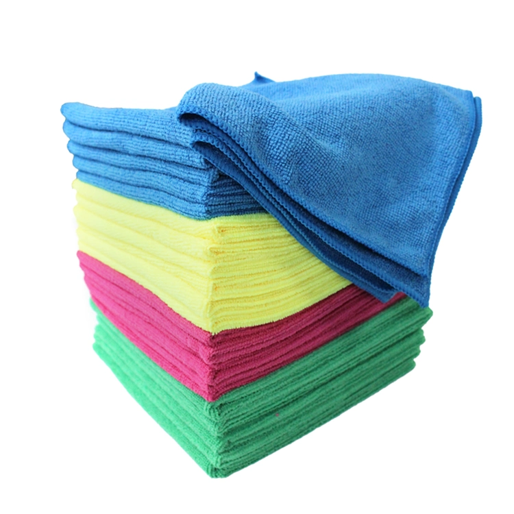 30*30cm 250GSM Yellow Ultra Soft Microfiber Kitchen Towel