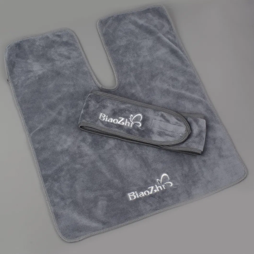 Microfiber Custom Colors Facial SPA Beauty Towels with Split Fork