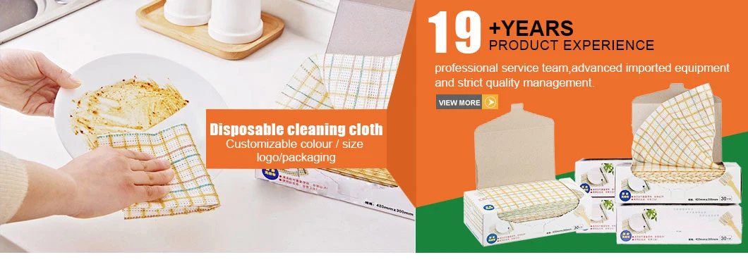 Thickness Absorption Disposable Kitchen Towels Nonwoven Cleaning Cloth Towel Lazy Rags Dry Clean Wipe Roll