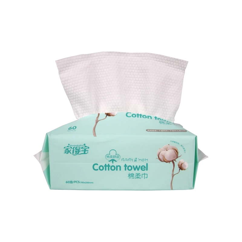 Single Package Disposable Cleansing Cotton Thick Soft Towel