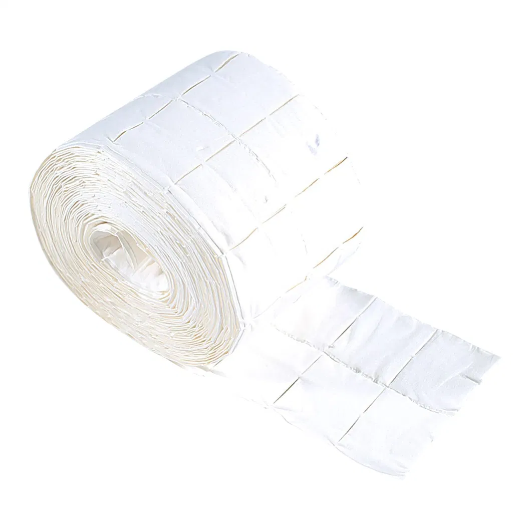 Lint Free Nail Paper Wipes Nail Polish Remover Paper Roll 500PCS