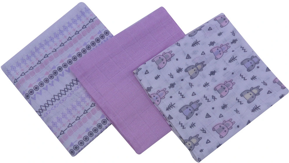 Supersoft and Breathable Organic Cotton/Bamboo/Cotton Baby Muslin Cloth Diapers