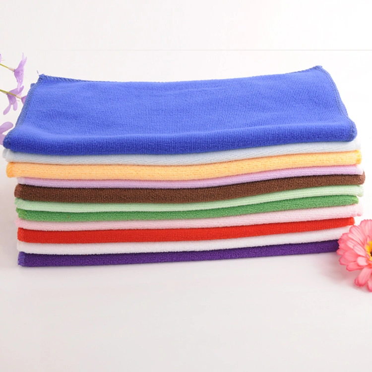 30*30cm 250GSM Yellow Ultra Soft Microfiber Kitchen Towel