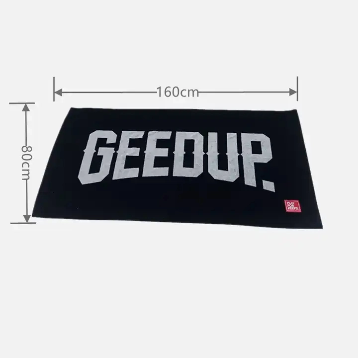 Personalised Custom 100%Cotton Woven Beach Towels Jacquard Sports Towel Jacquard Beach Towel with Logo