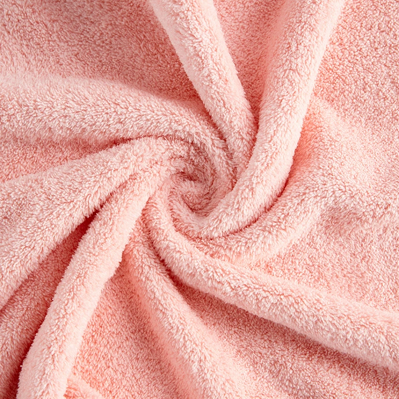 Soft and Absorbent Coral Fleece Bath Towel