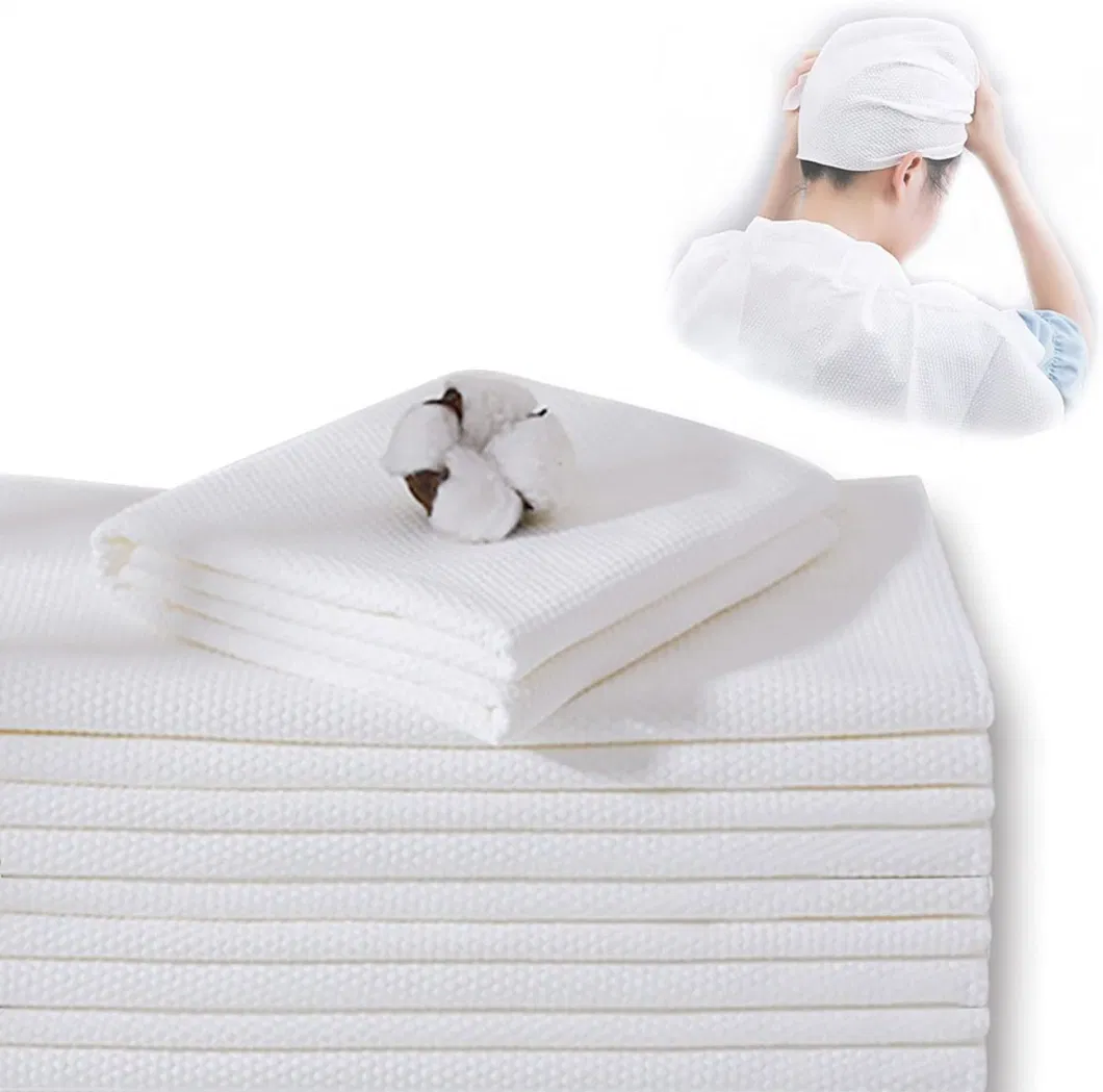 Disposable Bath Towels Disposable Guest Towels for Bathroom Health and Safety SPA and Salon Towel Hair Face Body Use Towels for Bath