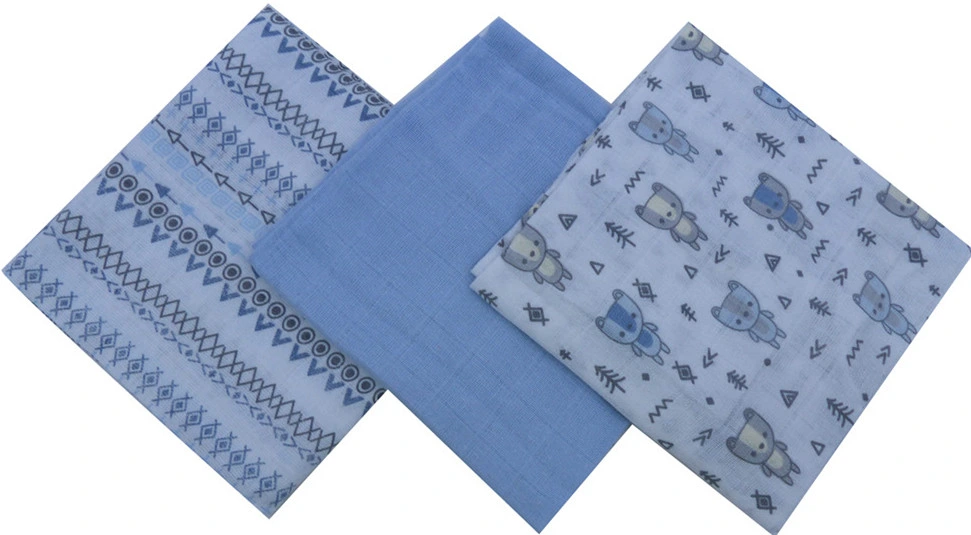 Supersoft and Breathable Organic Cotton/Bamboo/Cotton Baby Muslin Cloth Diapers