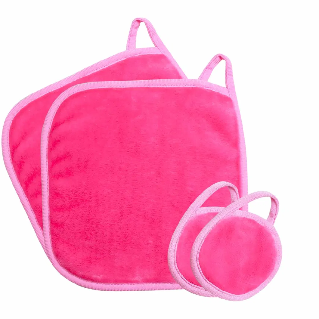 Wholesale Custom Soft Microfibre Face Cloth Makeup Remover Cleaning Towel