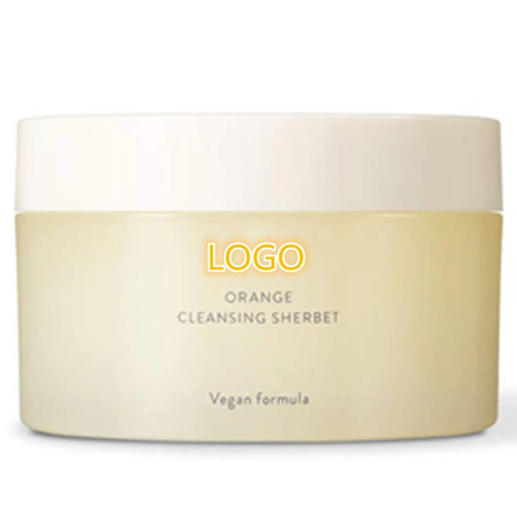 Orange Cleansing Sherbet Makeup Remover Face Cleansing Balm for All Skin Types