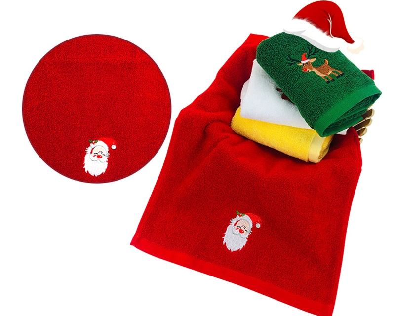 Christmas Face Towels and Luxury Serviettes Creative Merry Christmas Hand Towels