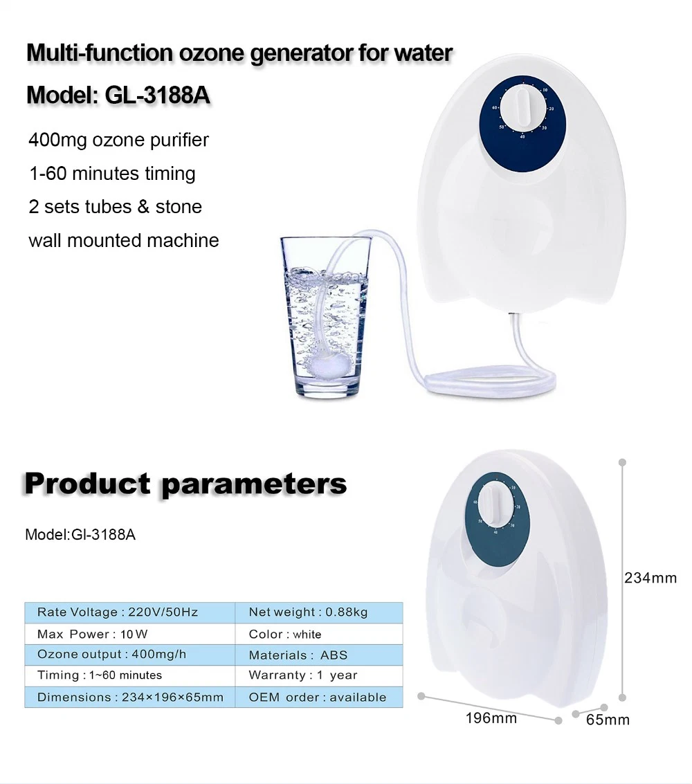 Mini Ozone Purifier for Cleaning Fruit and Vegetable