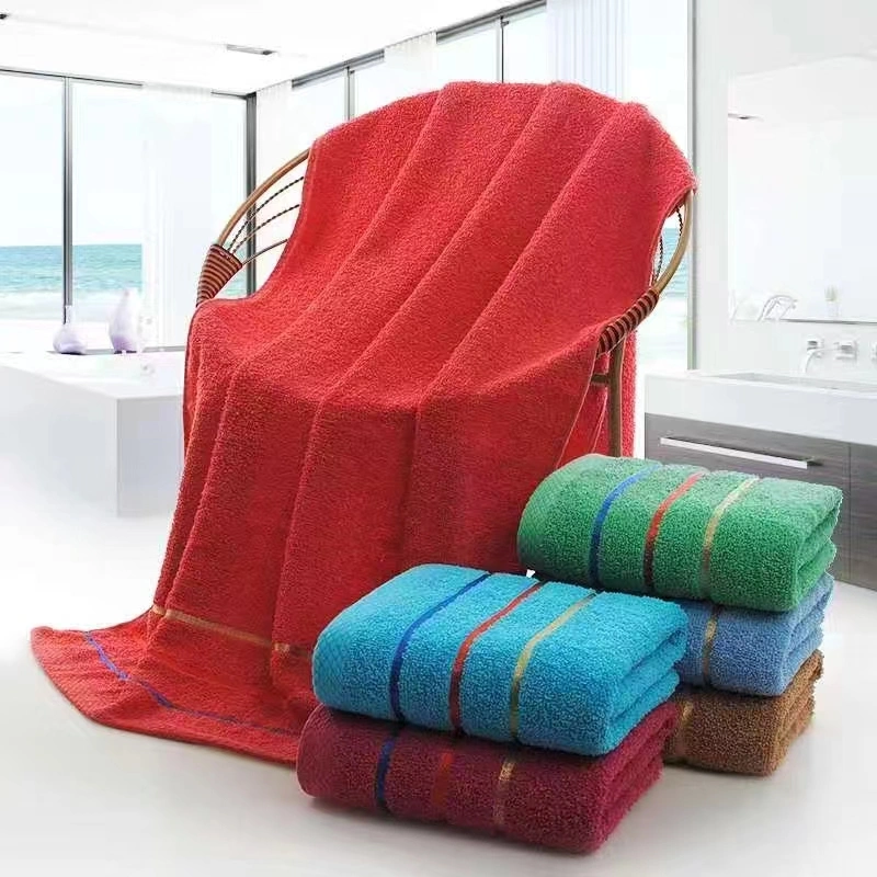 Soft Pool Towel Lightweight Bath Towel Large Size 100% Cotton Beach Towel Quick-Dry Oversized Bath Towel Terry Bath 100% Cotton Towel