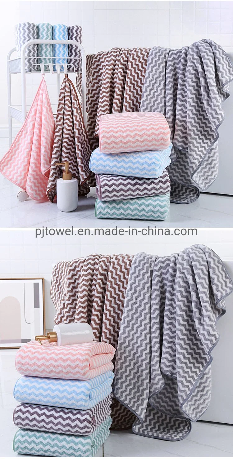 Super Dry Fast Coral Velvet Towel Set Absorbent Thick Bathroom Towel High Quality Gift Bath Towel