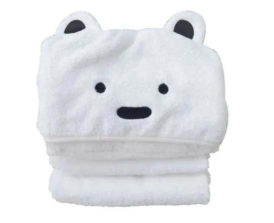 Knit Terry Fabric Ultra-Soft 100% Bamboo 70% Bamboo 30% Cotton Baby Hooded Towel Bath Towel