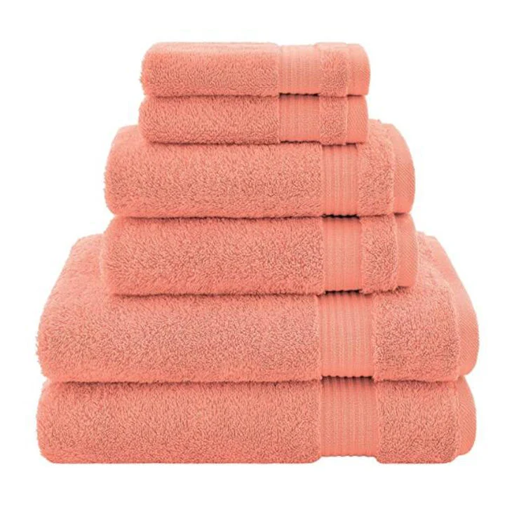 Private Label 100% Cotton Black Bath Towel Custom Logo Bamboo Face Towels