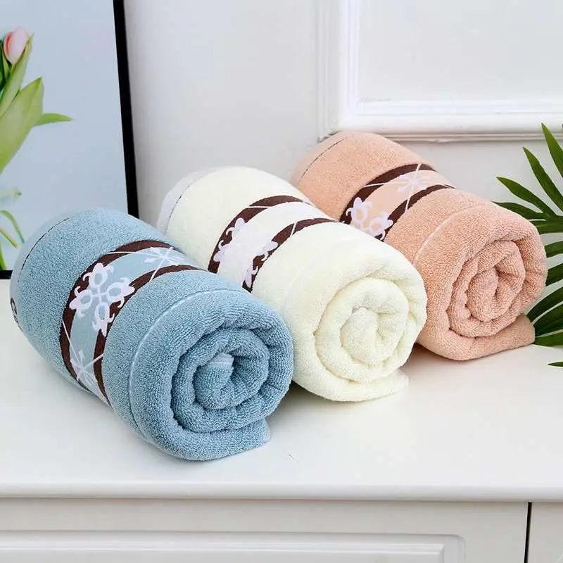 Wholesale 100% Cotton Towel for Soft Feel Bath Beach Family Travel Hotel Home Body Baby Use