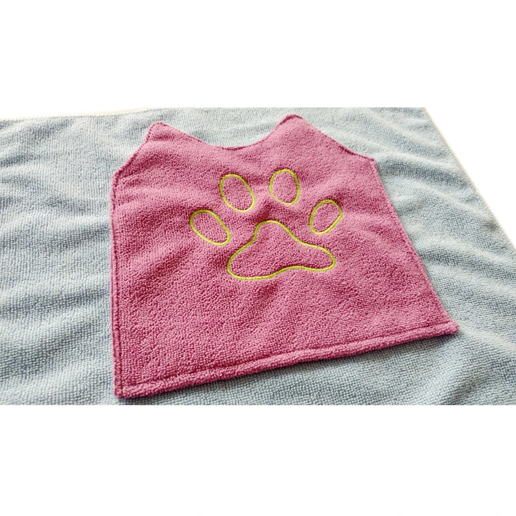 Comfortable Soft Super Absorbent Drying Pet Cat Dog Microfiber Bath Towel