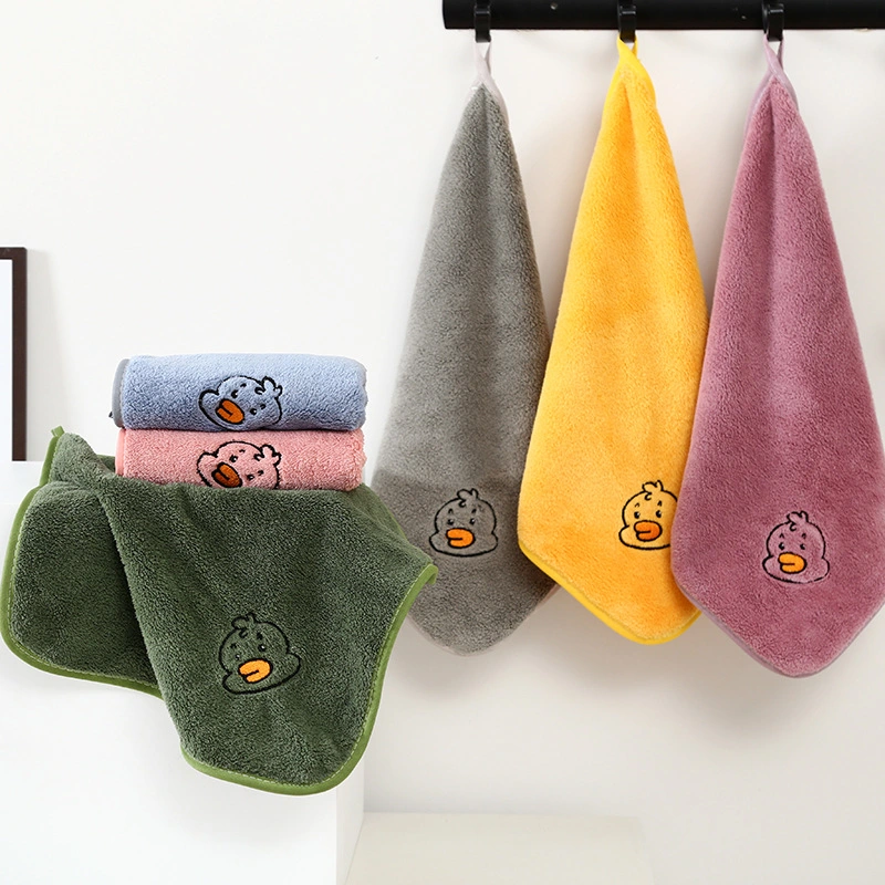 Baby Washcloth Coral Fleece Handkerchief Sublimation Small Square Scarf Saliva Towel Wash Face Towel