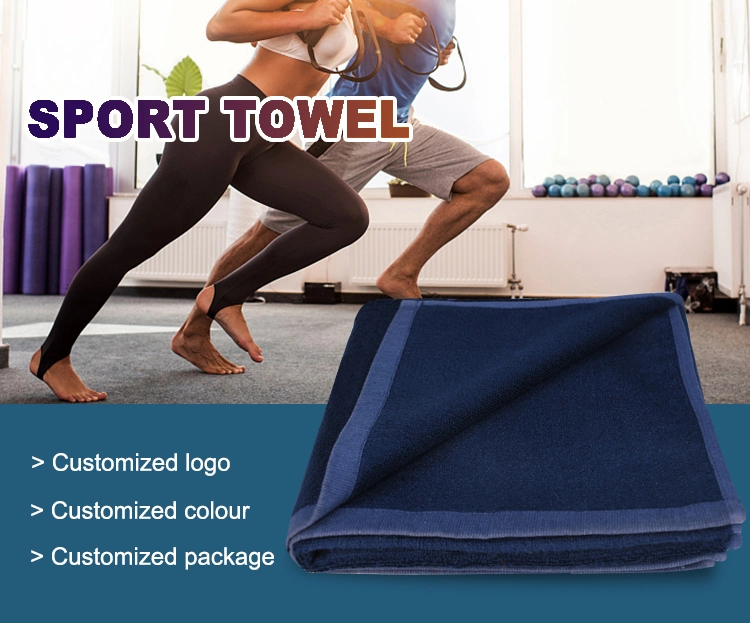 High Quality Premium Hypoallergenic Organic Cotton Bamboo Face Fitness Towel