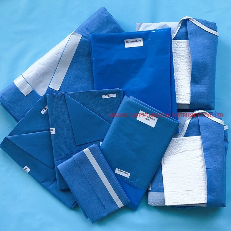 High Quality Sterile Surgical Angiography Operation Drape Pack /Basic Pack