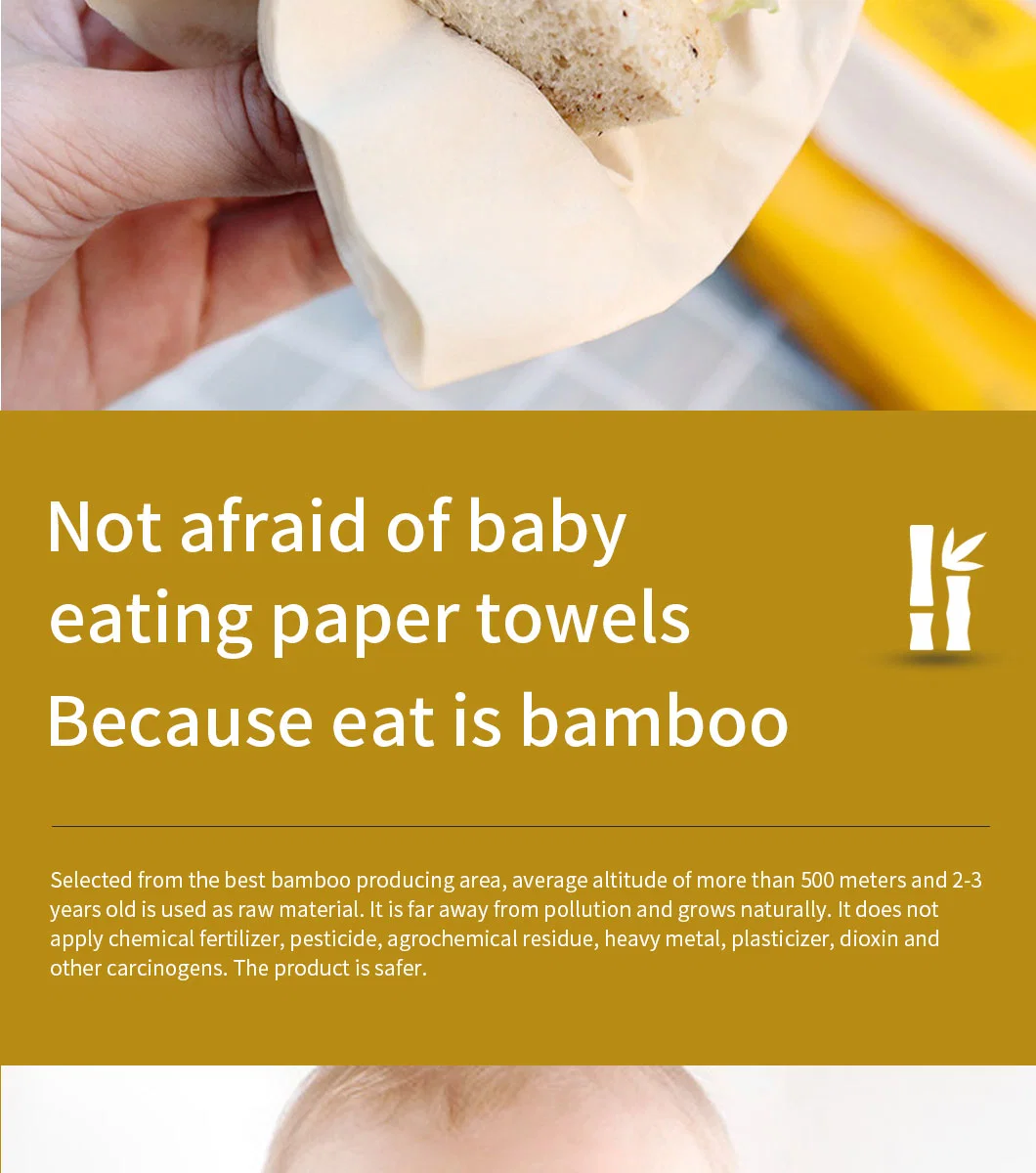 Bamboo Facial Paper/Towel, Super Safe Biodegradable Bath Tissue/Towel, Eco Friendly Soft