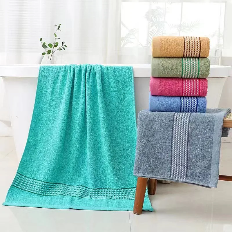 Soft Pool Towel Lightweight Bath Towel Large Size 100% Cotton Beach Towel Quick-Dry Oversized Bath Towel Terry Bath 100% Cotton Towel