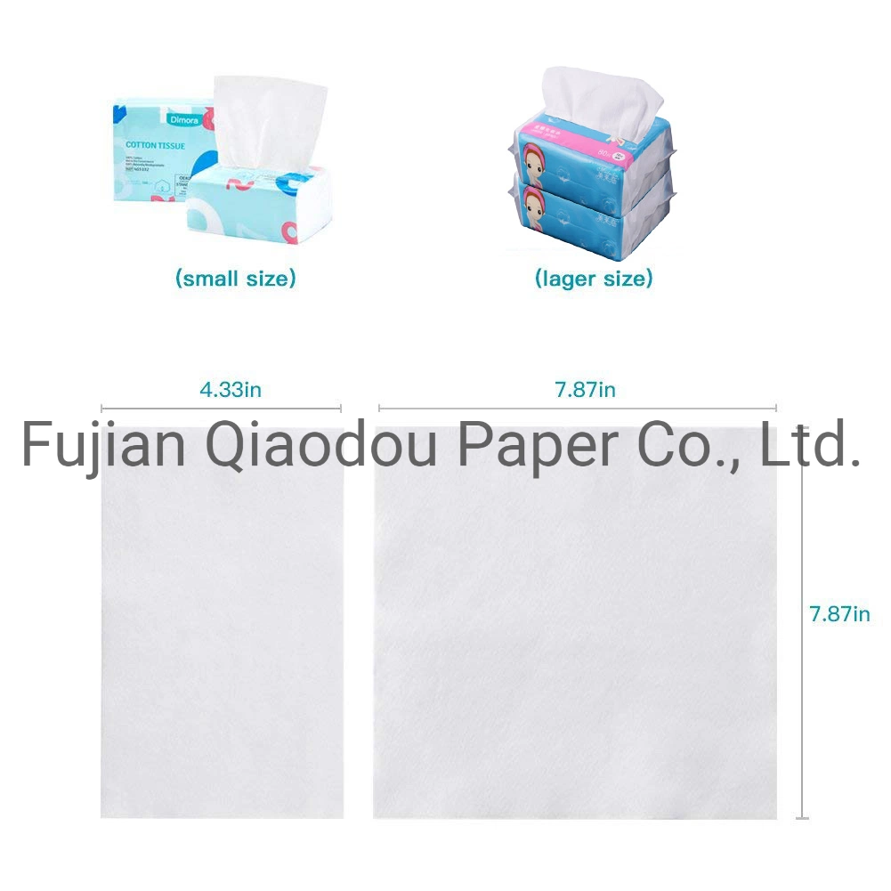 Wholesale Disposable Cotton Tissue Dry Paper Towel High Quality Super Soft for Face Hand Butt