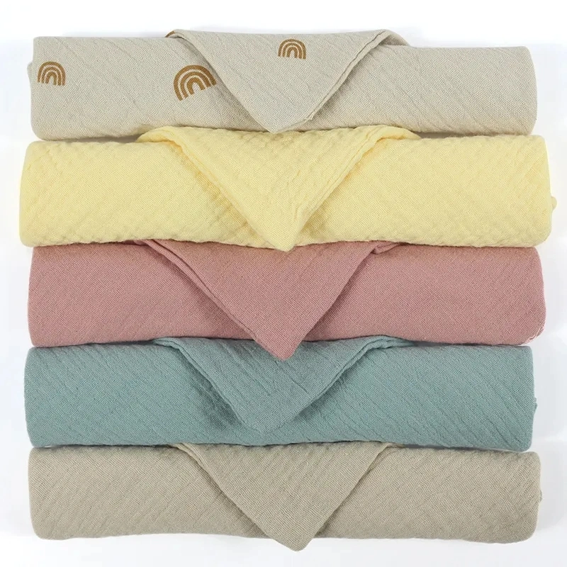 Baby Towels Soft Square Muslin Cotton Face Cloth Bath Towel