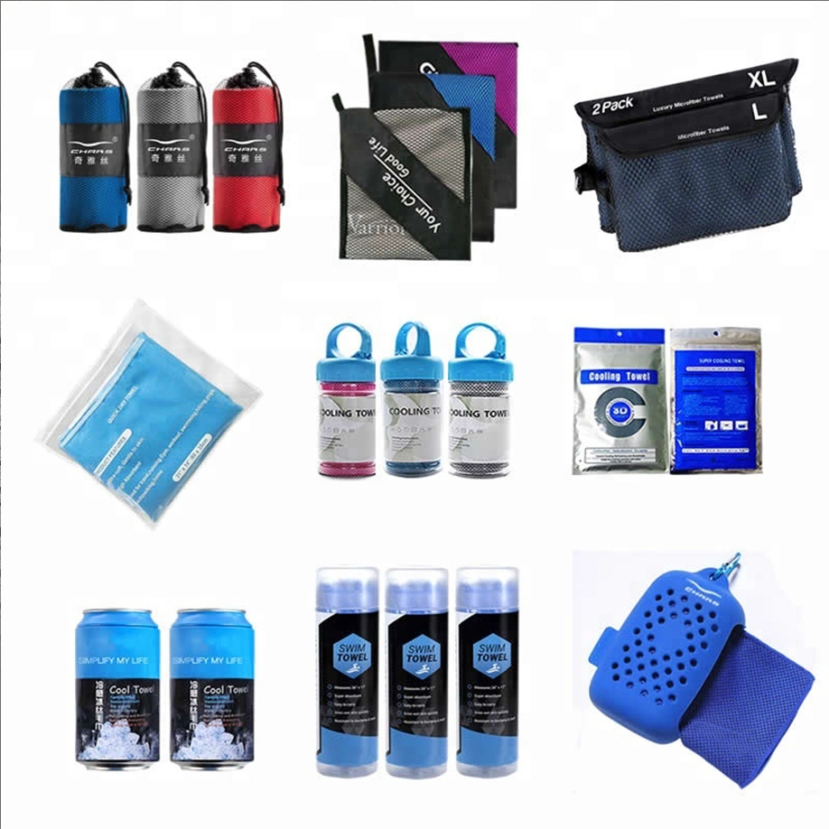 Ice Towel Cold Running Cheap Price Cooling for Face Chilly Towels Microfiber Ice Sublimated Mesh Sport Towel