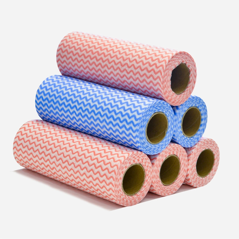 Cost Effective Blue Centre Feed 2 Ply Embossed Paper Wipe Pull Rolls Wipes Kitchen Towel Industrial Wiper Roll Blue