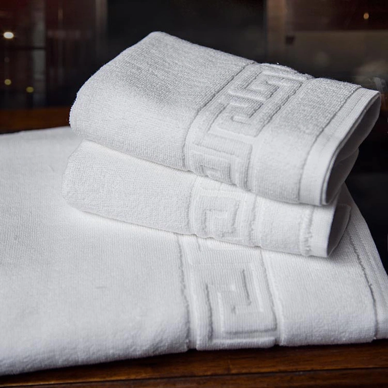 Luxury Hotel White Face Towel Collection, White Large Bath Towel
