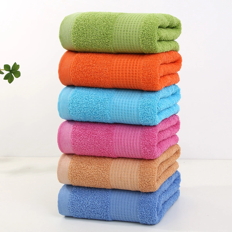 Lower Price Cotton Bath Towel 14s Low Twist Yarn Low MOQ Soft Customized for Home Bathroom