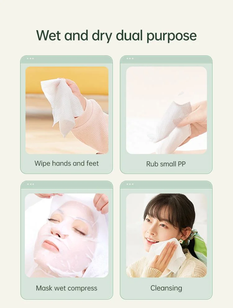 Factory OEM Disposable Towel Cleaning Towel Soft for Sensitive Skin Face Disposable Face Towels