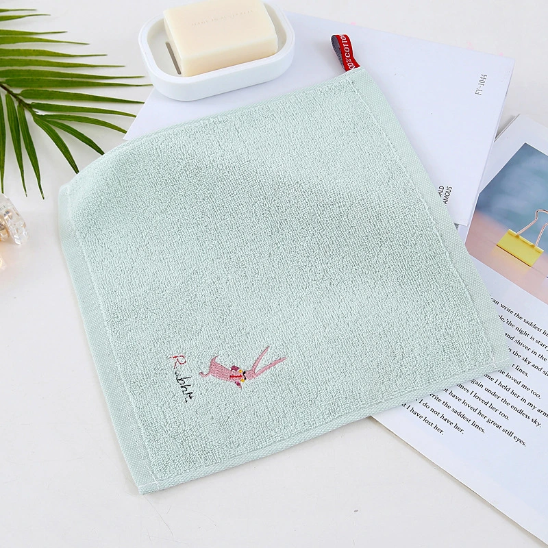 High Quality Small Square Bamboo Cotton Baby Handkerchief Gauze to Wash a Face Towel Little Towel