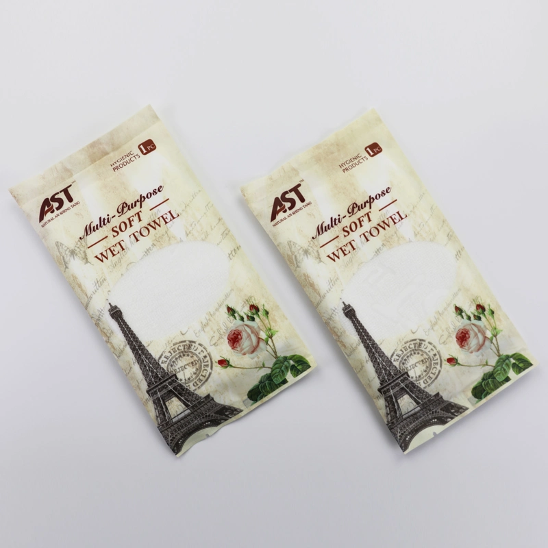 Airline Disposable Organic Terry Wet 100 Cotton Small Face Towel