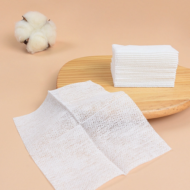 Wet Wholesale Stretch Makeup Water-Saving Thin Face Towel Removal Sheet Cotton