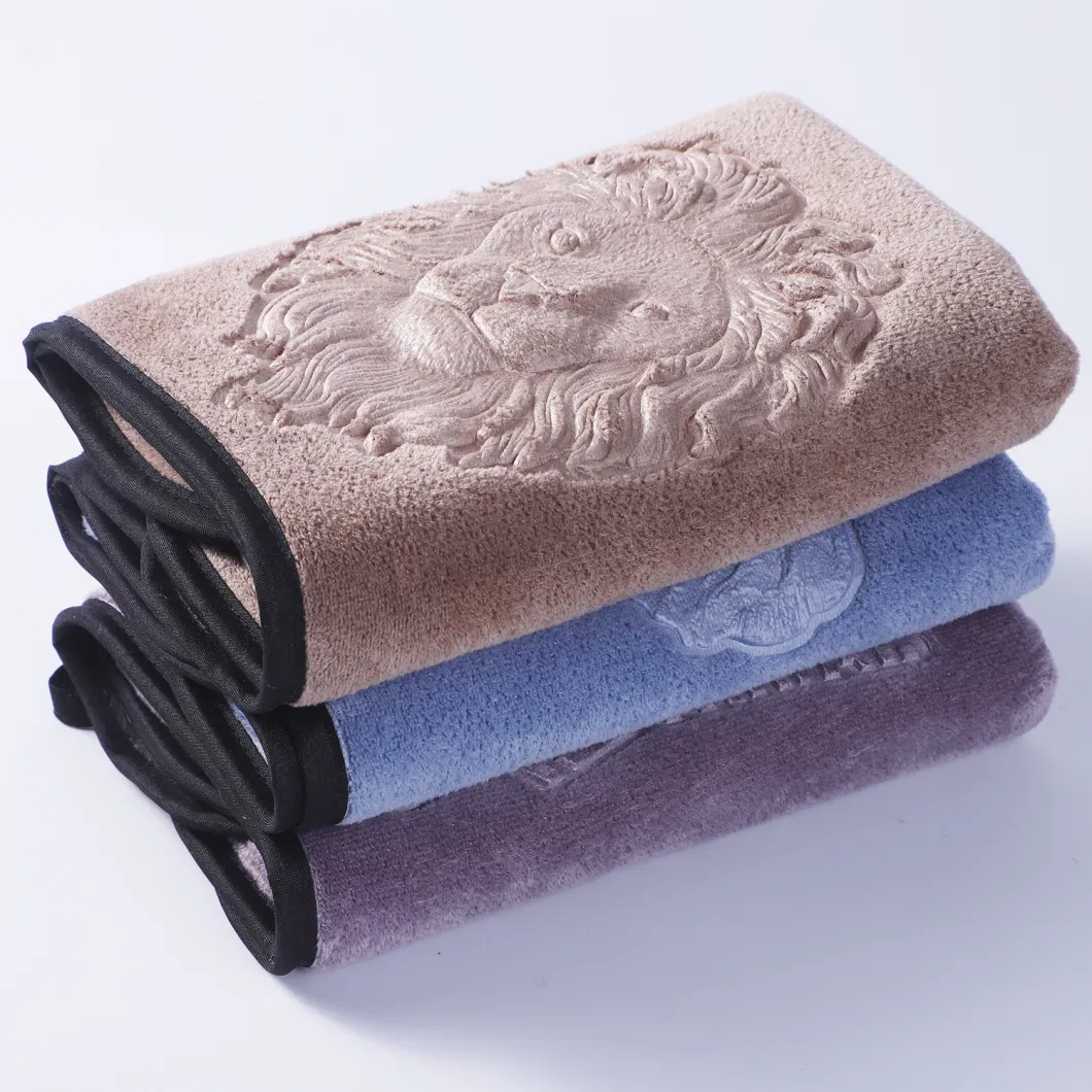 Cloth Edge Hemming Microfiber Towels for Hand&Face Clean, Customized Logo with Good Effects After Long Time Using