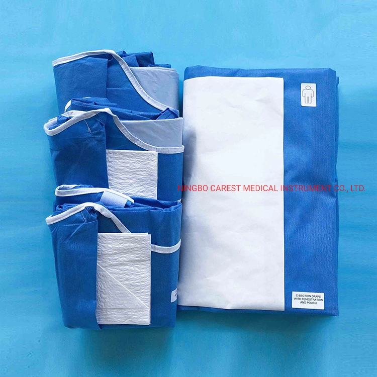 High Quality Sterile Surgical Angiography Operation Drape Pack /Basic Pack