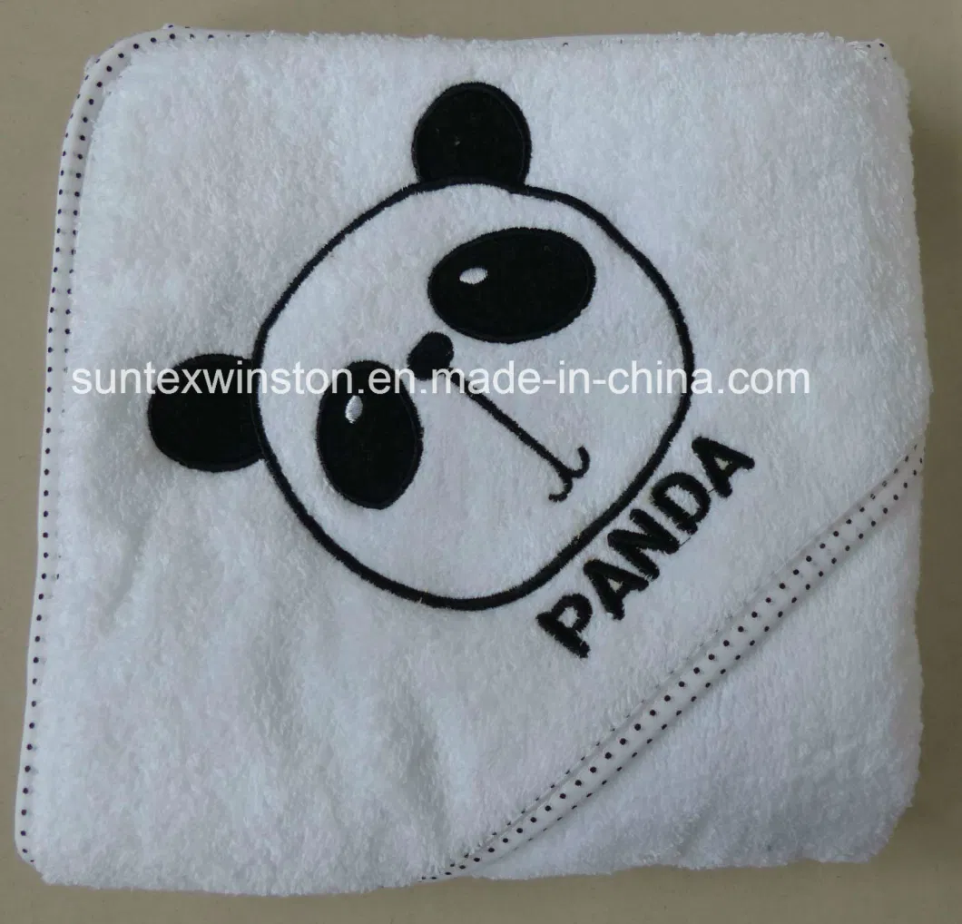 Knit Terry Fabric Ultra-Soft 100% Bamboo 70% Bamboo 30% Cotton Baby Hooded Towel Bath Towel