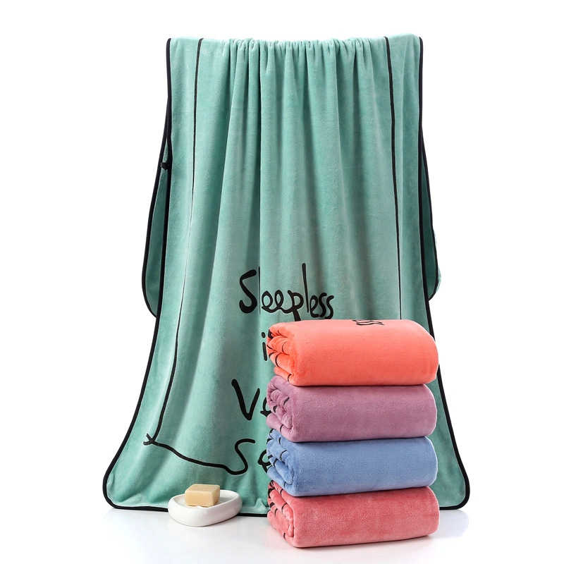 Wholesale Personalised Large Size Printed Bath Towel Quick Dry Microfiber Cooling Beach Bath Towel