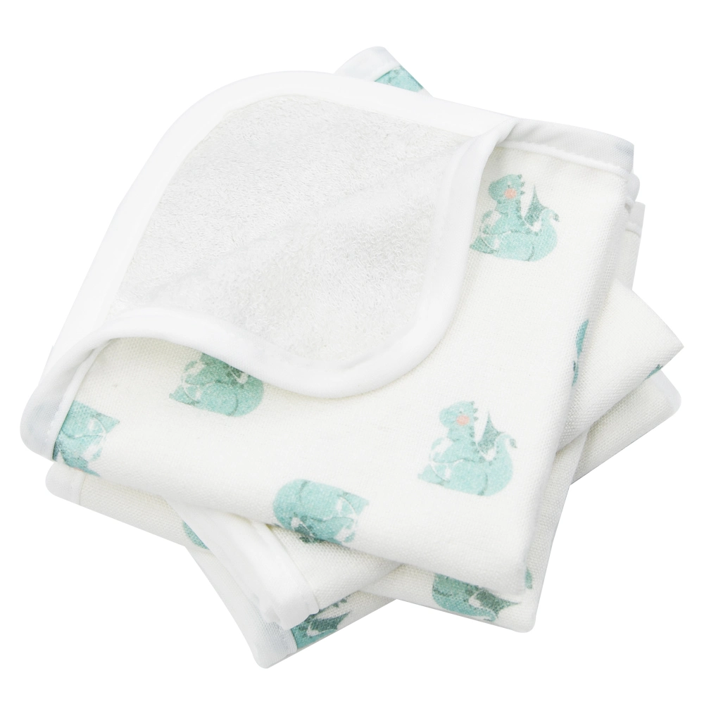 No Fluorescent Agent Odor Free Bamboo Cotton Baby Face Towels Wholesale